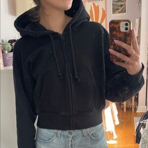 TNA Zip Black Hoodie